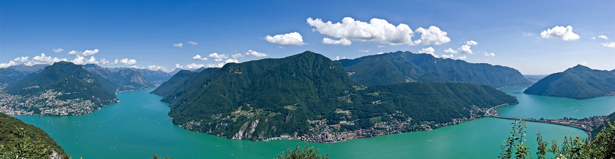 Lago di Lugano e dintorni: vista spettacolare